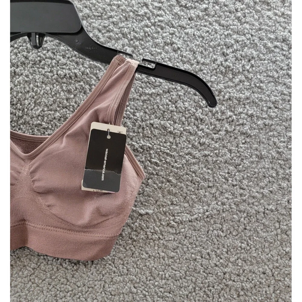 Wacoal B-Smooth Wirefree Removable Pads Bralette Women's 32 Taupe Pullover - Picture 4 of 14